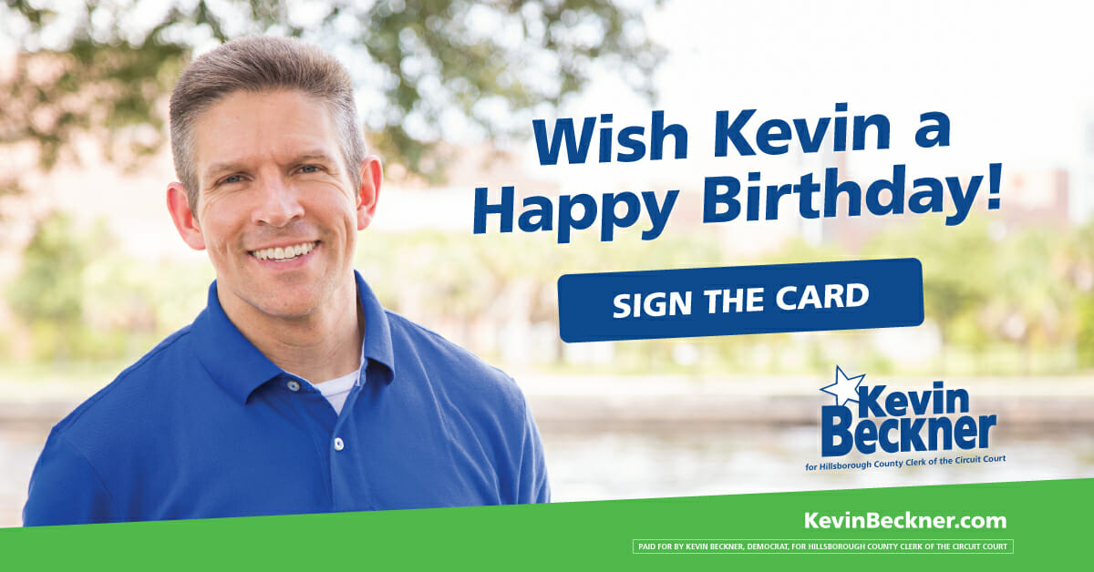 Kevin Beckner Happy Birthday Card