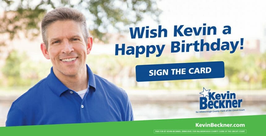 Kevin Beckner Happy Birthday Card