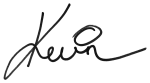 Kevin-signature Kevin Signature